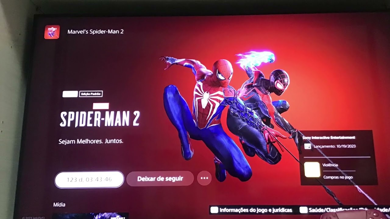 Jogo PS5 Marvel's Spider-Man 2 Edição de Lançamento [Pré-venda]