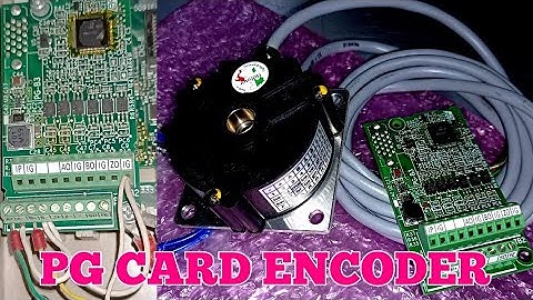 YASKAWA AC DRIVE 1000 SERIES PG CARD WIRING ENCODER INSTILLATION