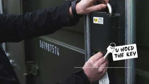 How To Remove Our Secure Locks - U Hold The Key Self-Storage - Close up
