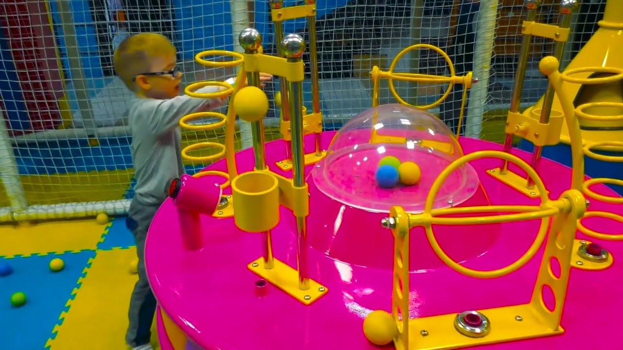 Play Fun Activities at Indoor Playground for children and family with Alex video for kids