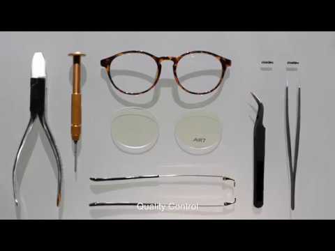 Professional eyewear frames manufacturing process - YouTube