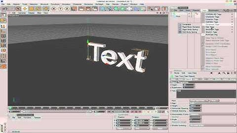 Tutorial | Realistic Falling Text | Cinema 4D