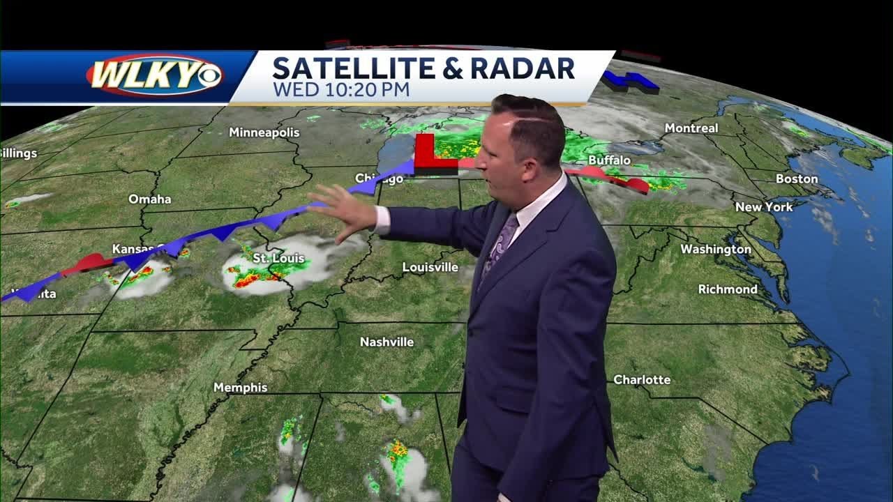 Widely scattered storms Thursday - YouTube