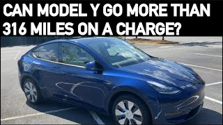 Model Y Efficiency Test | Range and Efficiency at 60mph