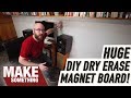 Make an Entire Wall a Dry Erase Magnetic Note Board! DIY Project