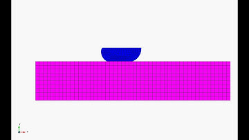 Simulation of frictional contact