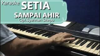 SETIA SAMPAI AHIR | Karaoke lagu karo