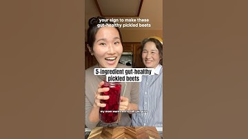 5-ingredient pickled beets! No sugar and so delicious! #guthealth #healthyrecipe
