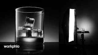 Atmospheric Glassware Lighting Tutorial | 2 Speedlight Setup & Photoshop