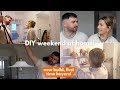 DIY weekend at home | New year decorating begins! | New build UK!