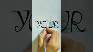 5th (part-2) calligraphy style video/