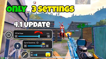 Only 3 Settings Matter for Headshots & Hip-Fire in BGMI/PUBG 🤯 | Best Sensitivity After 4.1 Update 🔥