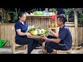 Simple happiness of a single mother delicious meals with children and a kind man ly tieu an