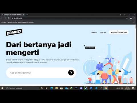 Web Scrape otomatis login Brainly