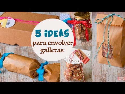 5 ideas para envolver galletas de regalo