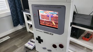 Giant Wood Gameboy Build