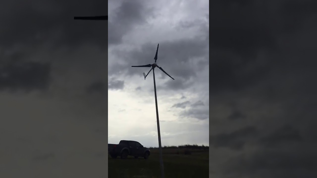 Rüzgar türbini fren özelliği part 1 YouTube