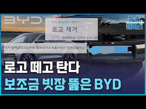 "로고 떼고 몰아요"…보조금 끊겨도 BYD 질주, 왜? [중국차 쓰나미] / 한국경제TV뉴스