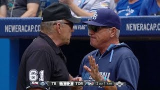 TB@TOR: Rays protest game after challenge in 4th screenshot 3