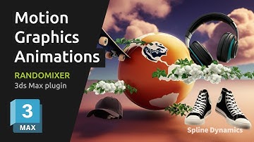 Create Motion Graphics Animations in 3ds Max with RandoMixer | Tutorial