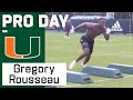 Gregory Rousseau FULL Pro Day Highlights