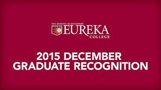 December Graduate Recognition Ceremony | December 12, 2015