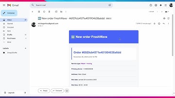 FreshWave - Complete Laundry Service Management System*