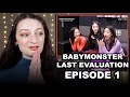 On the edge of my seat babymonster last evaluation episode 1 reaction