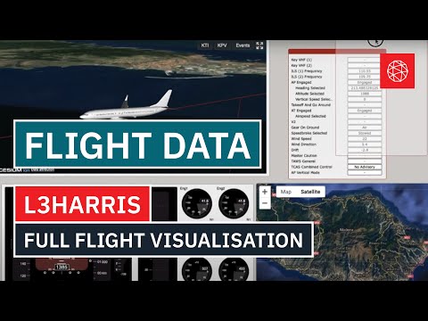 Full Flight Visualisation - Flight Data Connect from L3Harris