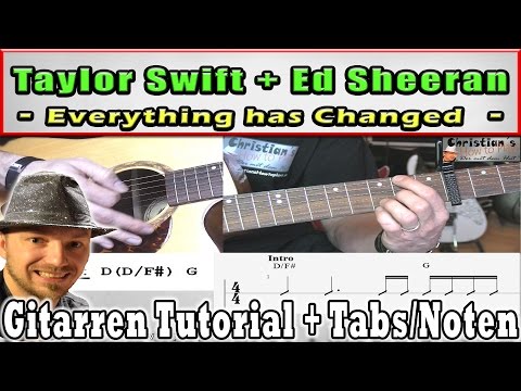 ★taylor-swift-ft.-ed-sheeran-everything-has-changed-gitarren-tutorial+tabs/chords