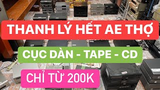 15/5 LH:#0961169293 DÀN H IẾM CHẤT -CỤC TRUNG -ĐẠI THỚT RỜI CÓ EQ -TAPE -THANH LÝ CHO AE THỢ SIÊU RẺ