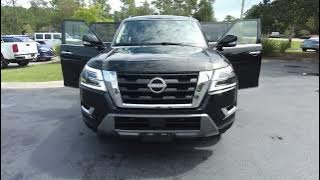 N3192 2021 Nissan Armada SV in Super Black
