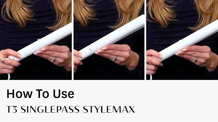 How To Use The T3 SinglePass StyleMax Flat Iron
