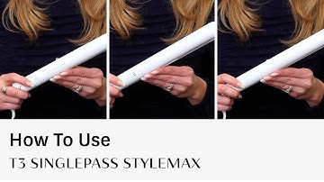 How To Use The T3 SinglePass StyleMax Flat Iron
