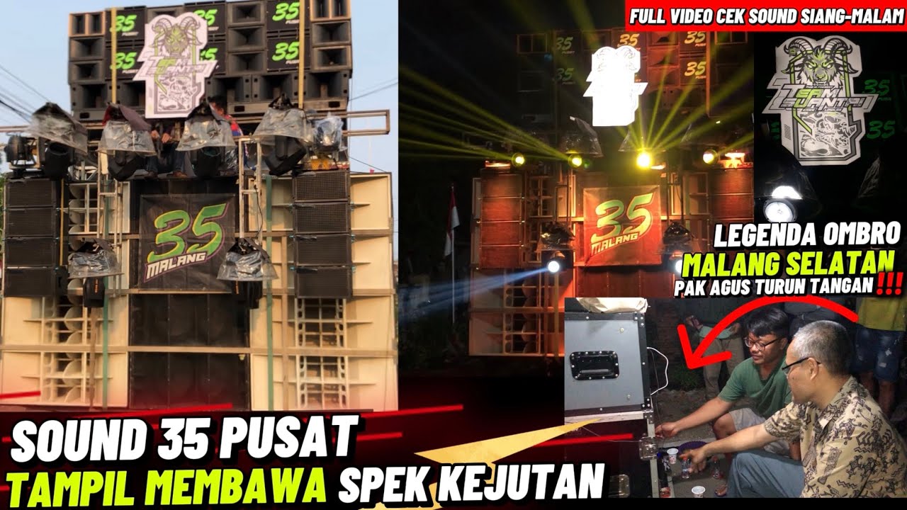 SOUND LEGEND MENUNJUKAN TARINGNYA 🔥|| Sound 35 Pusat Malang Cek Sound Persiapan Karnaval Prembangan
