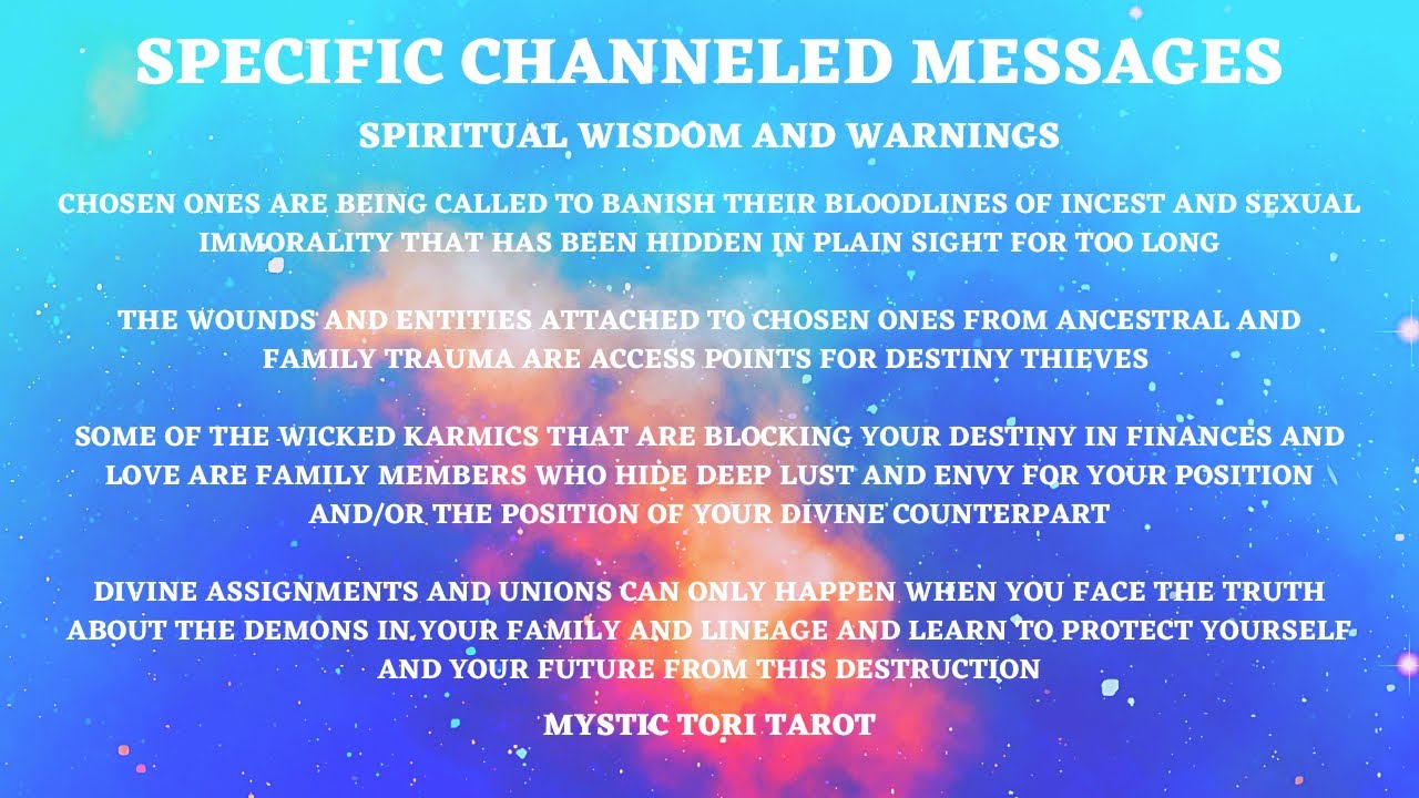 🚨🚨WARNING~INCEST HIDDEN IN PLAIN SIGHT IS BLOCKING DESTINY, FINANCES, AND MARRIAGE FOR CHOSEN ONES🚨🚨