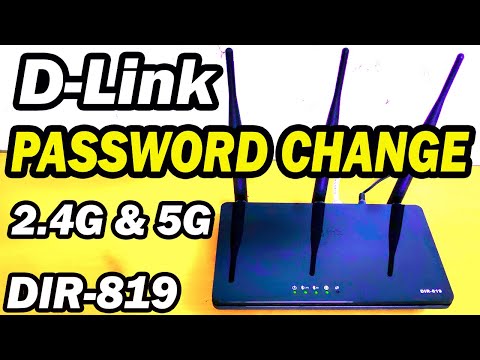 D-Link DIR-819 WiFi Password Change and WiFi Name Change- Step by Step