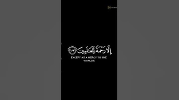 وما أرسلناك إلا رحمة للعالمين القارئ إسلام صبحي