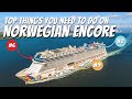 Top things to do on norwegian encore