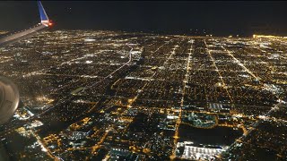 United Boeing 757-300 - Turbulence & Sea of Lights -  from Kailua-Kona to Los Angeles