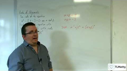 A-Level Further Maths D2-04 Roots of Polynomials: Quadratic Example 3