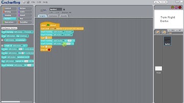 Lego NXT: turn right in Enchanting
