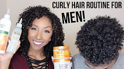 Curly Hair Routine For MEN! Using Cantu Products | BiancaReneeToday