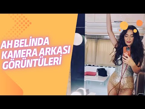 Neslihan Atagül, ‘Ah Belinda’ filminden kamera arkası görüntüleri paylaştı.