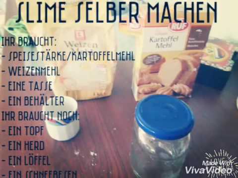 Slime Ohne Kleber Und Borax Selber Machen Youtube