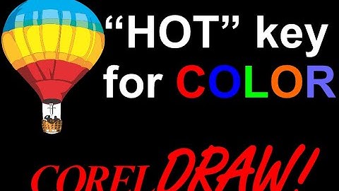 CorelDraw Tips & Tricks Short cut key or HOT key for Color Eye dropper