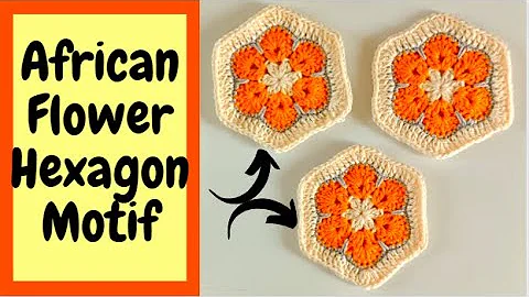 Easy Crochet Hexagon Tutorial for African Flower Motif