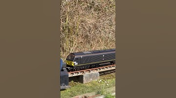 5” Class 67 Miniature #Railway 🚈 #miniaturerailway #modelengineering #class67
