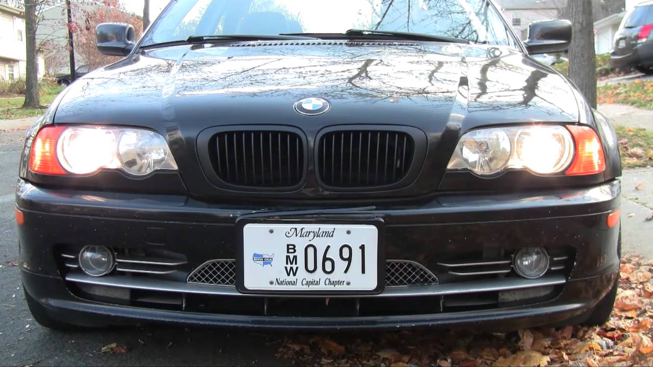 BMW E46 HID Flicker Problem - YouTube