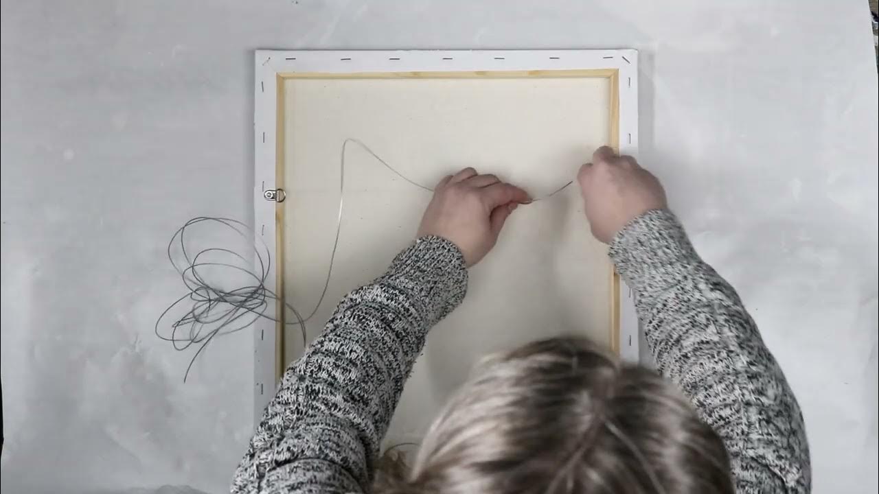 (788) How to Add Hanging Hardware to Your Artwork! YouTube